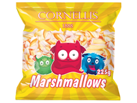 Zefyriniai saldainiai CORNELLIS Marshmallows, 225 g
