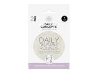 DAILY CONCEPTS makiažo valymo padukai (2 vnt.)
