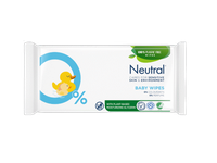 Drėgnosios kūdikių servetėlės NEUTRAL BABY, 52 vnt.