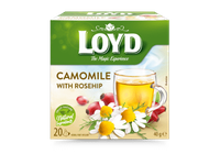 Arbata LOYD, ramunėlių ir erškėtrožių skonio, 40 g