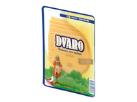 Pjaustytas puskietis sūris DVARO, 50 %, 150 g