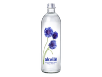 Natūralus mineralinis vanduo AKVILĖ, negazuotas, stiklinėje taroje, 0,75 l