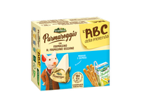Užkandis PARMAREGGIO, sūrio batonėlis, duonos lazdelės ir kriaušių sultys, 170g