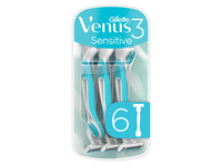 Mot.vienkar.skustuvai VENUS 3 SENSITIVE,6vnt.