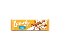 Pieninis šokoladas LACMI su migdolais ir kokosų kremu, 280 g
