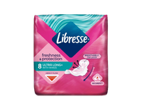 Higieniniai paketai LIBRESSE ULTRA LONG, 8 vnt.
