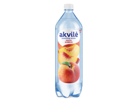 Stalo vanduo AKVILĖ, su persikų aromatu, lengvai gazuotas, 1,5l D
