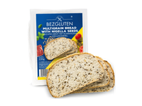 Įvairiagrūdė duona BEZGLUTEN su juodgrūdžių sėklomis, 220 g