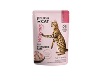 Konservuotas sterilizuotų kačių ėdalas PRIMACAT su lašiša, 85 g