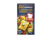 Šaldyta žuvų filė NOWACO, su sviestu, 210 g