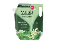 MALIZIA GREEN TEA AND MINT skystojo muilo papildymas, 1l