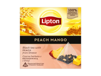 Juodoji arbata LIPTON PEACH MANGO, 34 g