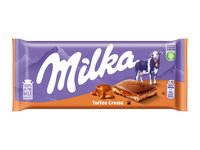 Pieninis šokoladas MILKA TOFFEE CREAM, 100 g