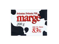 Sviestas MARGĖ, 83%, 200g