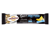 Dribsnių batonėlis CERBONA SPORT Protein, su bananais ir baltymais, 35 g