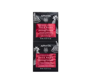 APIVITA veido kaukė su granatais EXPRESS BEAUTY, 2 vnt. x 8 ml