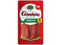 Karštai rūkytos dešrelės, I r., GIMINIŲ, 800 g