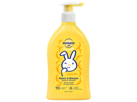 SANOSAN kūno ir plaukų prausiklis BANANA, bananų kvapo, 400 ml