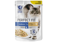 Konservuotas ėdalas PERFECT FIT, jautrioms katėms, su lašiša, 85 g