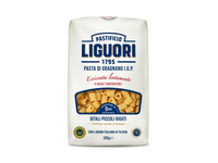 LIGUORI kietagrūdžiai itališki makaronai Ditali piccoli rigati, 500 g