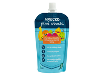Persikų, obuolių, bananų tyrelė VRECKO, 120 g