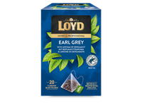 Juodosios arbatos gėrimas LOYD HORECA earl grey su bergamote, piramidės 20 x 2g