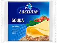 Lydytas sūris gouda LACTIMA, riekelėmis, 130 g