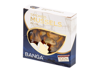 Rūkytos midijos aliejuje BANGA, 120 g
