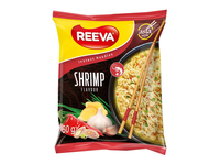 Greitai paruošiami krevečių skonio makaronai REEVA ASIAN, 60g