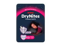 Sauskelnės-kelnaitės HUGGIES DRYNITES GIRL 8-13, 30-48 kg, 9 vnt.