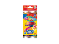 Spalvoti pieštukai COLORINO, dvipusiai, 24  sp., 12 vnt.