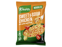 Greitai paruošiami makaronai KNORR su saldžiarūgščiu padažu, 65 g