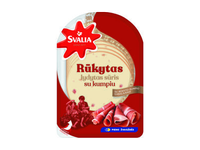 Rūk. lydyt. sūris SVALIA su kumpiu (riekelės), 45% rieb.s.m., 150 g