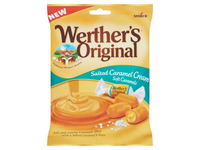 Karameliniai saldainiai WERTHER'S Soft Salted, 125 g