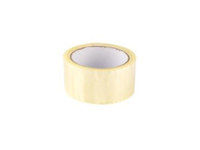 Pakavimo juosta, lipni, permatoma, 48 mm x 66 m, 6 vnt