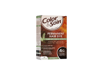 Ilgalaikiai plaukų dažai COLOR & SOIN auksinio kaštono, (4G), 135 ml
