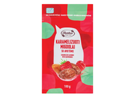 Karamelizuoti migdolai su avietėmis, 100 g