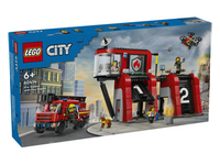 LEGO® City Gaisrinė su ugniagesių sunkvežimiu 60414