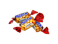 Glaistyti saldainiai ROSHEN KROCK, su žemės riešutais, 1 kg