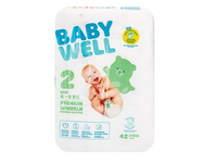 Sauskelnės mini BABYWELL 2 DYDIS 42 vnt