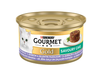 Kons. visavertis kačių ėdalas GOURMET GOLD SAVOURY su ėriena, 85 g