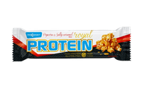 Baltym. batonėlis MAXSPORT ROYAL su spragėsiais ir karamele, 60 g