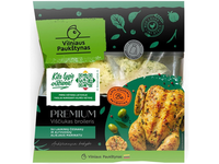 Viščiukas broileris su laukinių česnakų ir alyvuogių aliejaus marinatu VILNIAUS PAUKŠTYNAS PREMIUM, 2,2kg