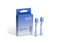 ALPINE WHITE Keičiamos galvutės dantų šepetėliui, 2vnt