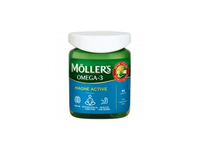 Žuvų taukai MOLLER'S OMEGA-3 MAGNE ACTIVE, 90 kaps.