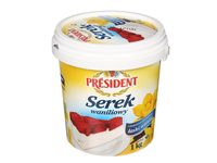 Varškė VANILA PRESIDENT, 1kg