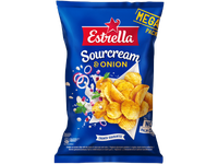 Traškučiai ESTRELLA, grietinės ir svogūnų skonio, 250 g