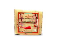 Kietasis avių pieno sūris LA LEYENDA, su raudonaisiais pipirais, brandintas 5 mėn., 150 g