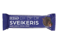 Batonėlis SVEIKERIS su juoduoju šokoladu, 50 g