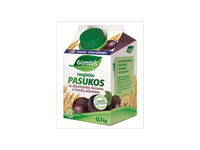 Raugintos GAMTOS pasukos su džiovintomis slyvomis ir ispaninio šalavijo (Salvia hispanica) sėklomis, 0,4 % rieb., 500 g